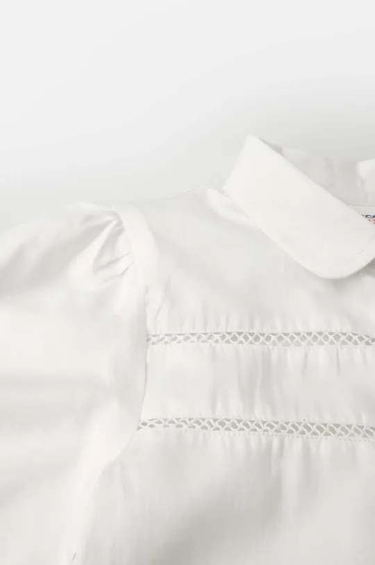 biały Coccodrillo koszula bawełniana dziecięca
