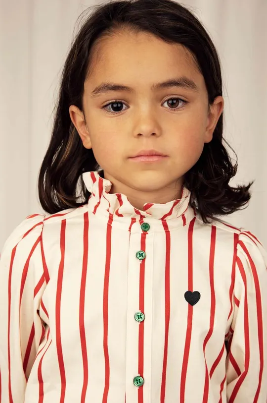 Детская хлопковая рубашка Mini Rodini Детский