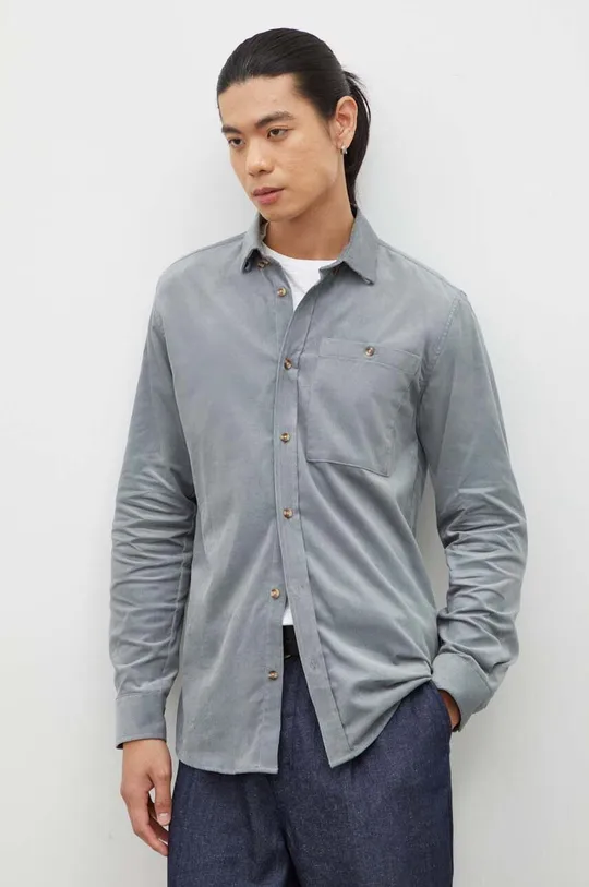 серый Хлопковая рубашка Bruuns Bazaar
