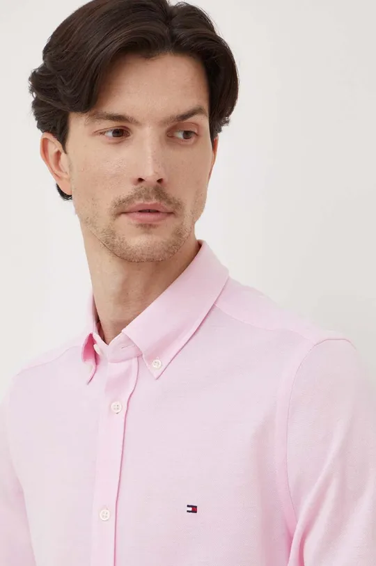 рожевий Бавовняна сорочка Tommy Hilfiger