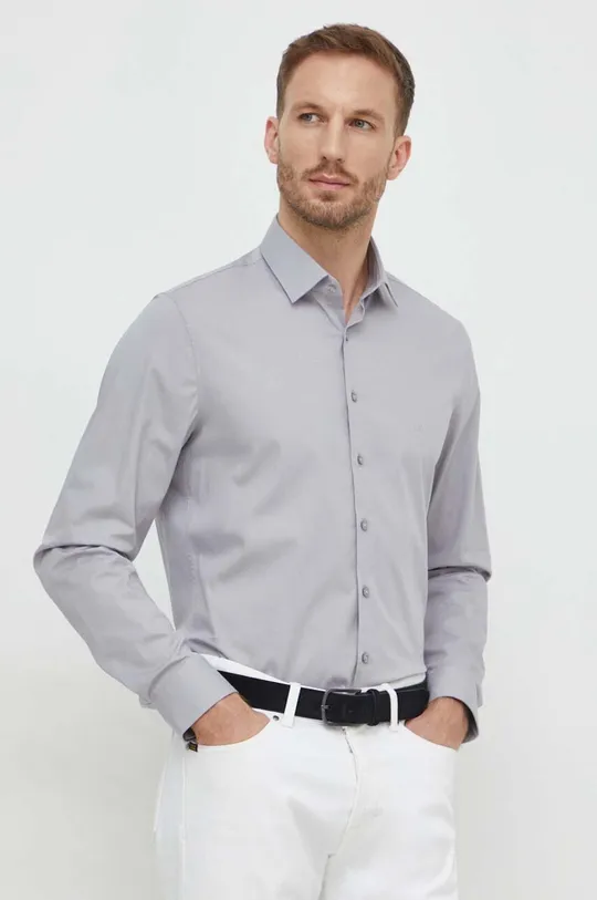 grigio Calvin Klein camicia