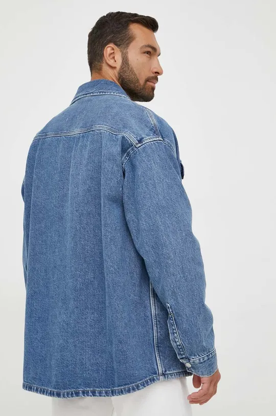 Rifľová košeľa Calvin Klein Jeans  80 % Bavlna, 20 % Recyklovaná bavlna