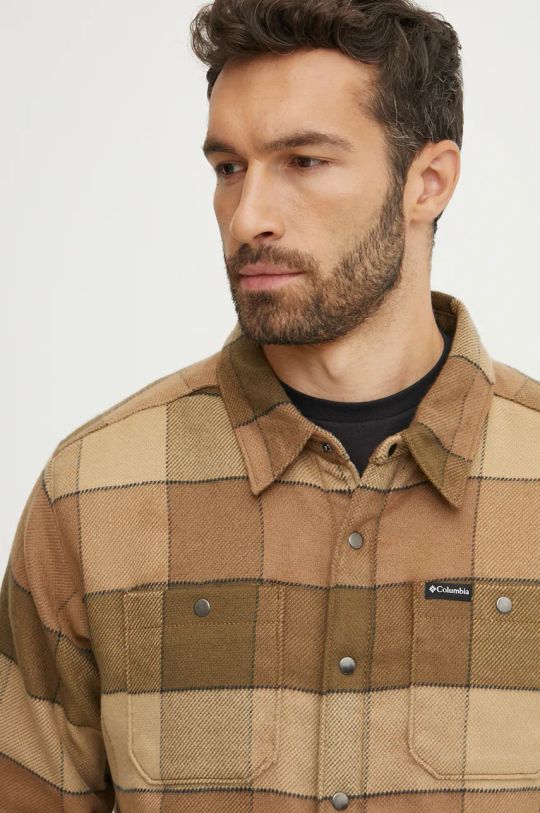 Columbia shirt Windward 2054771 brown