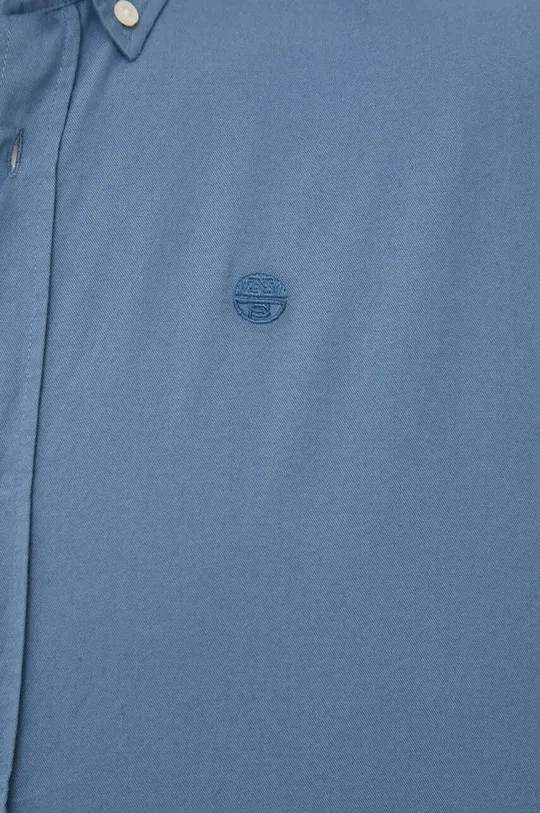 North Sails camicia in cotone blu