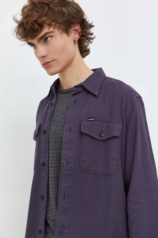 violetto G-Star Raw camicia in cotone