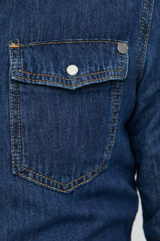 Pepe Jeans koszula jeansowa granatowy