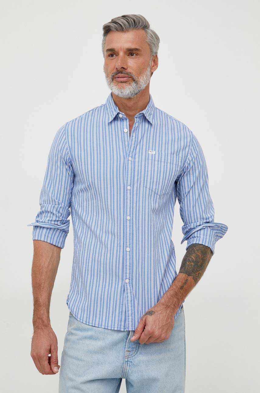 Рубашка Pepe Jeans мужская slim классический воротник | ANSWEAR.ua