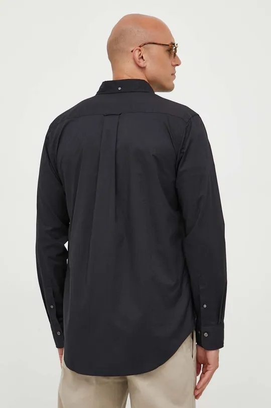 čierna Bavlnená košeľa Gant
