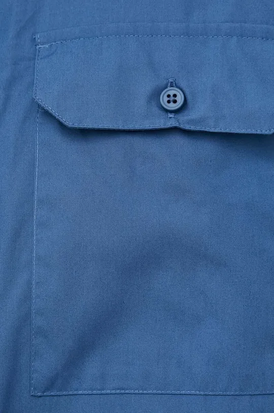Хлопковая рубашка Sisley голубой