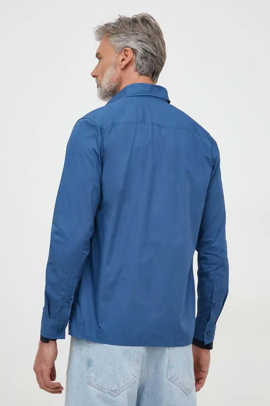 μπλε Βαμβακερό πουκάμισο Sisley
