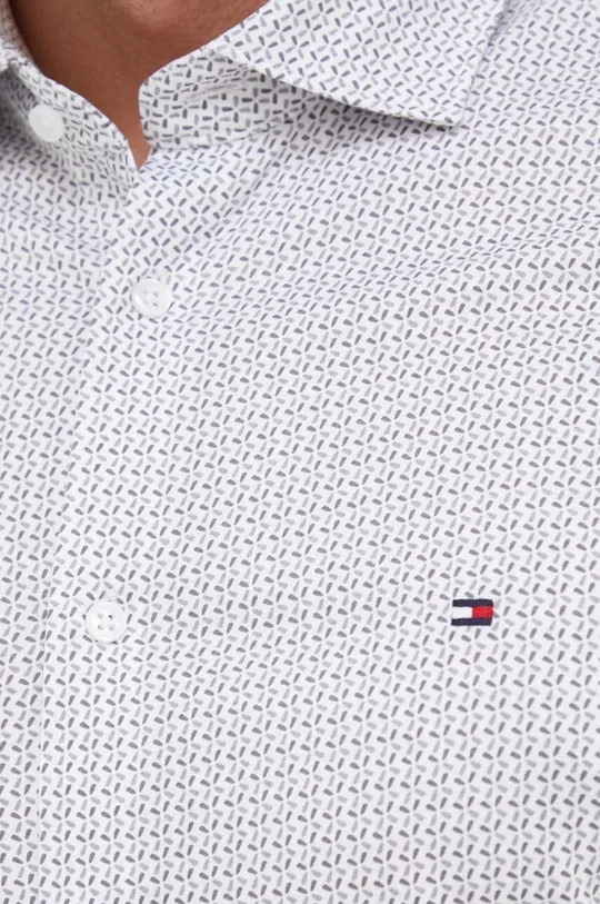 Bavlnená košeľa Tommy Hilfiger sivá