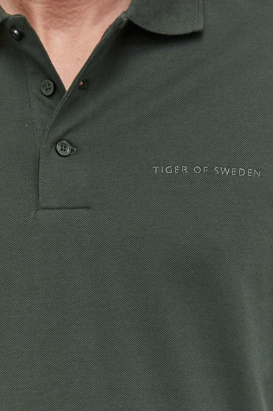 Βαμβακερό μπλουζάκι πόλο Tiger Of Sweden Ανδρικά