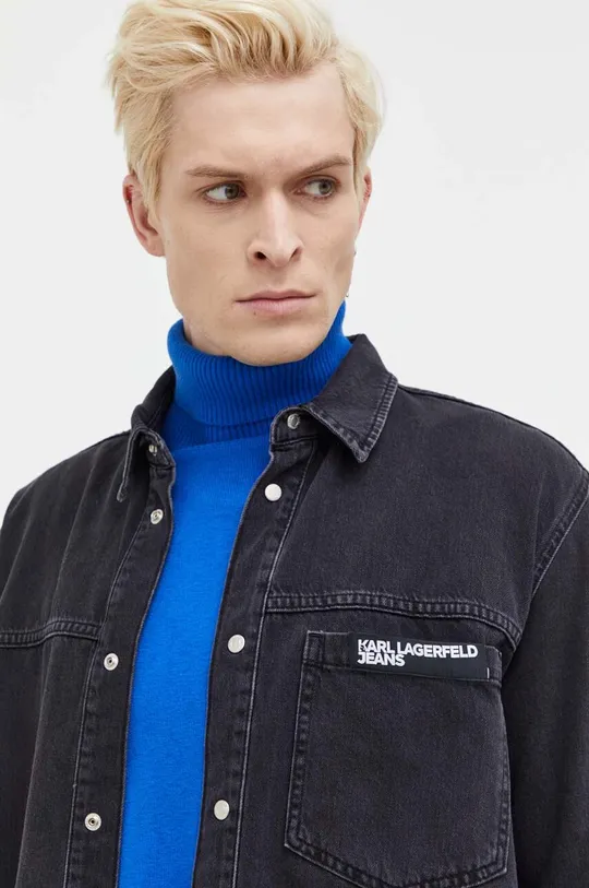 μαύρο Τζιν πουκάμισο Karl Lagerfeld Jeans