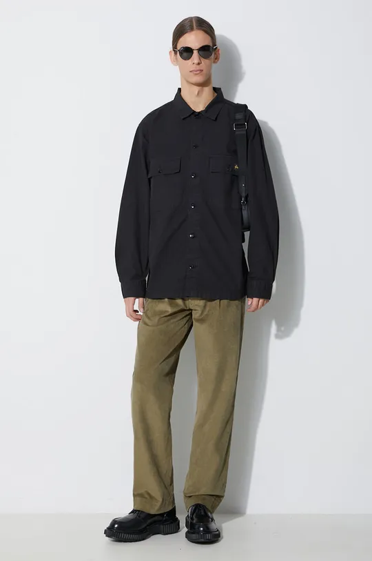 Stan Ray cotton shirt CPO SHIRT black