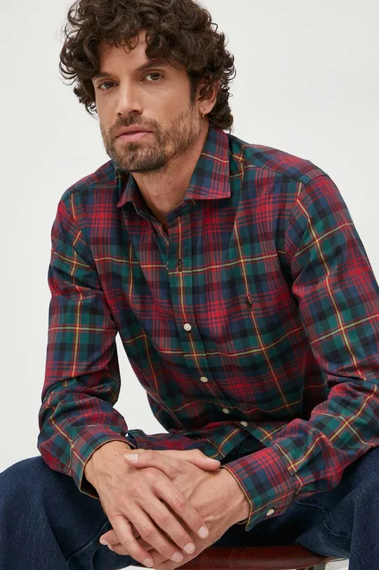 πολύχρωμο Βαμβακερό πουκάμισο Polo Ralph Lauren Ανδρικά