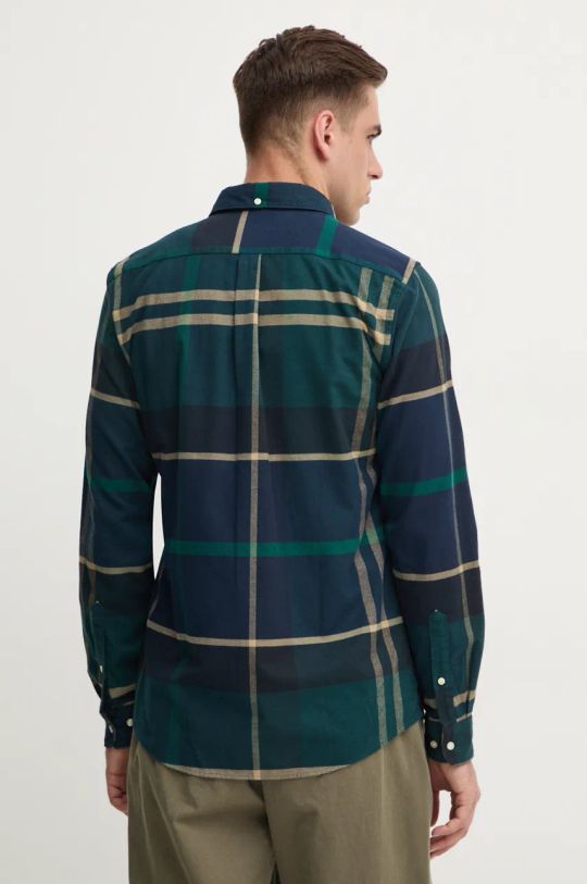 Barbour camicia in cotone verde MSH4994