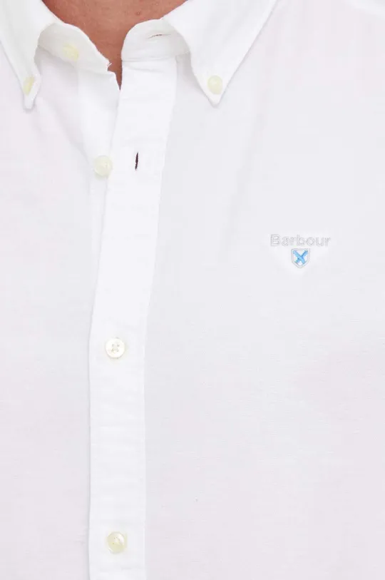 Βαμβακερό πουκάμισο Barbour Oxtown λευκό