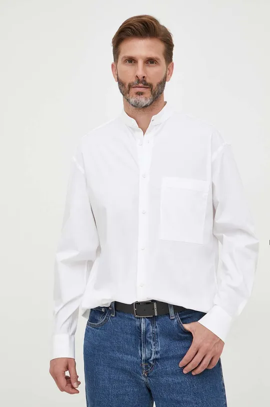 biela Košeľa Calvin Klein Pánsky