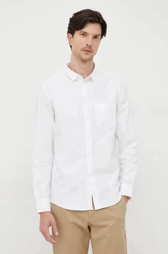 белый Рубашка Calvin Klein Мужской