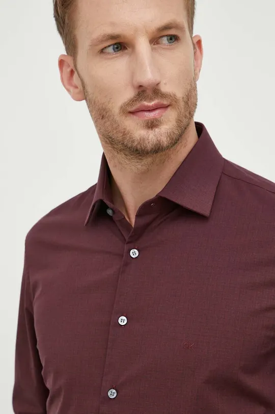 burgundské Košeľa Calvin Klein