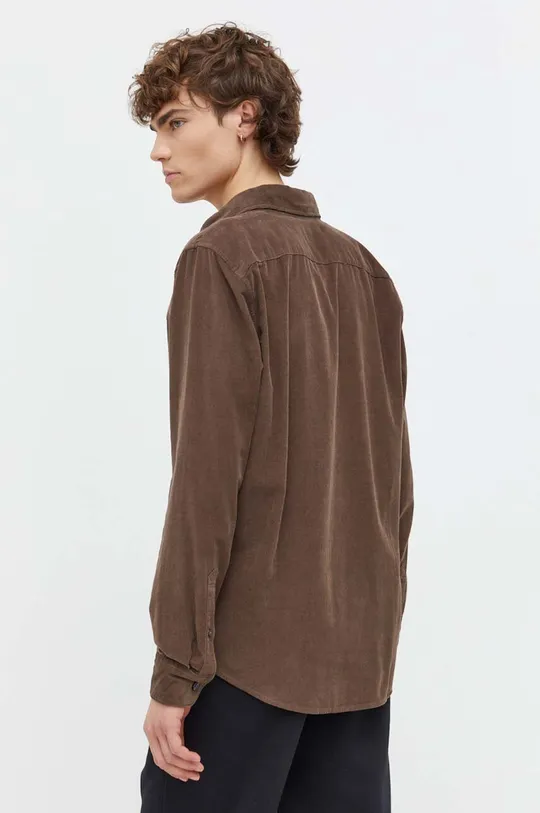 brązowy Abercrombie & Fitch koszula sztruksowa