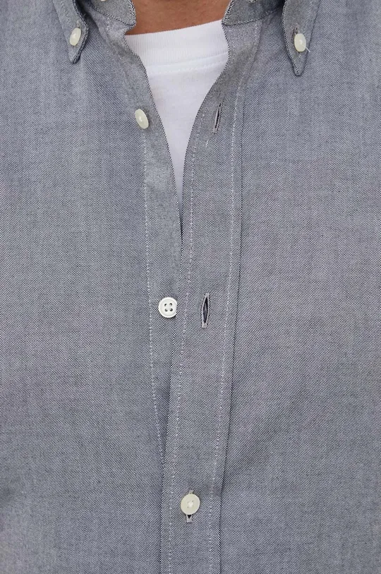 United Colors of Benetton camicia in cotone grigio