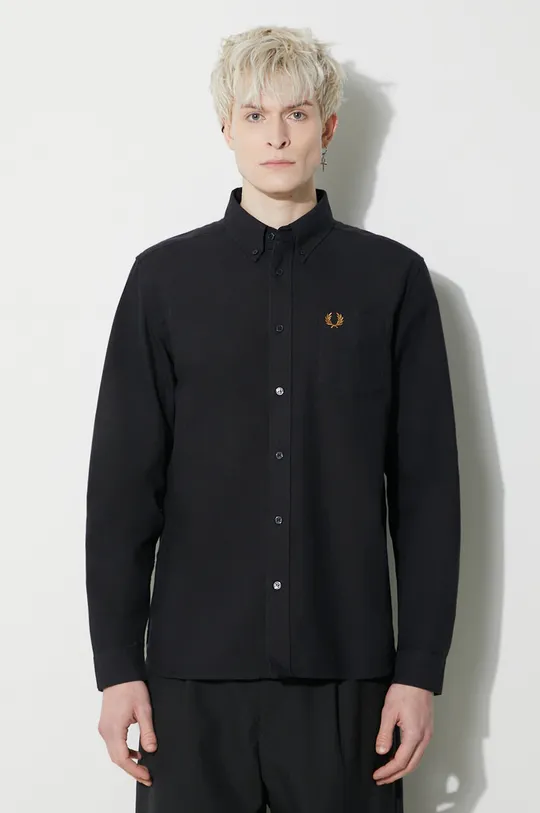 black Fred Perry cotton shirt Men’s