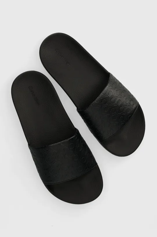 μαύρο Παντόφλες Calvin Klein POOL SLIDE - MONO Γυναικεία