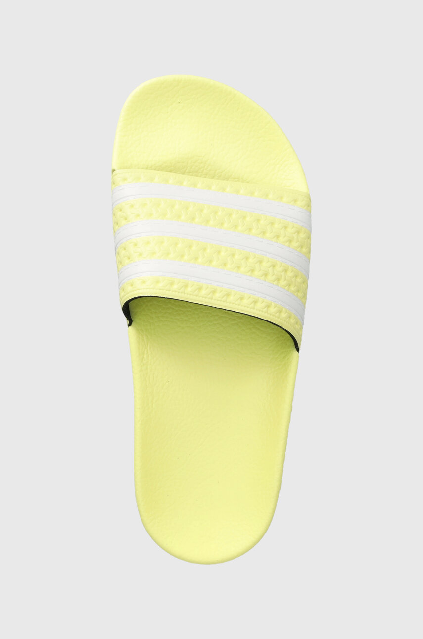 adidas Originals sliders women's yellow color buy on PRM
