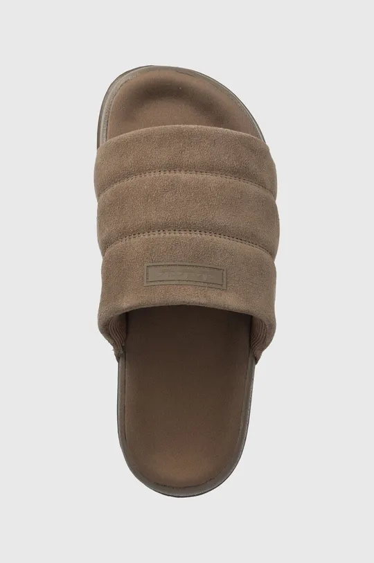 Semišové pantofle adidas Originals Adilette Essential  Svršek: Semišová kůže Vnitřek: Textilní materiál Podrážka: Umělá hmota