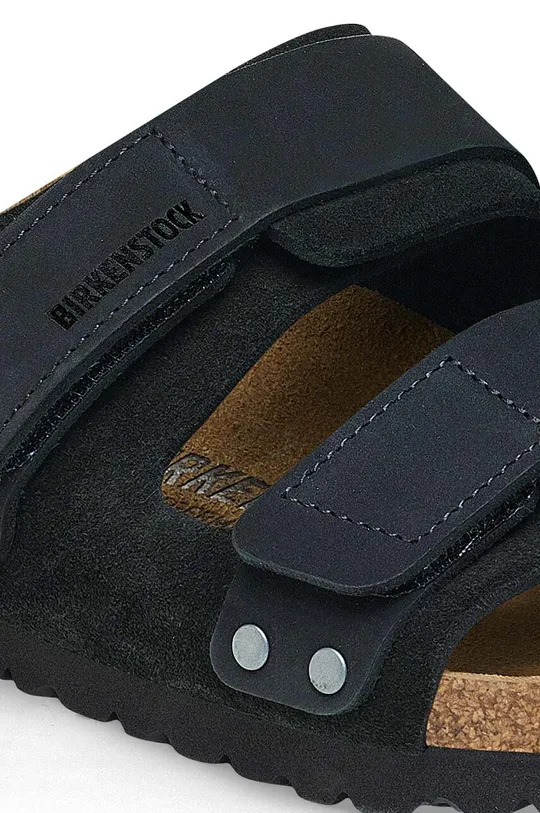 Birkenstock suede sliders Uji  Uppers: Suede Inside: Suede Outsole: Synthetic material