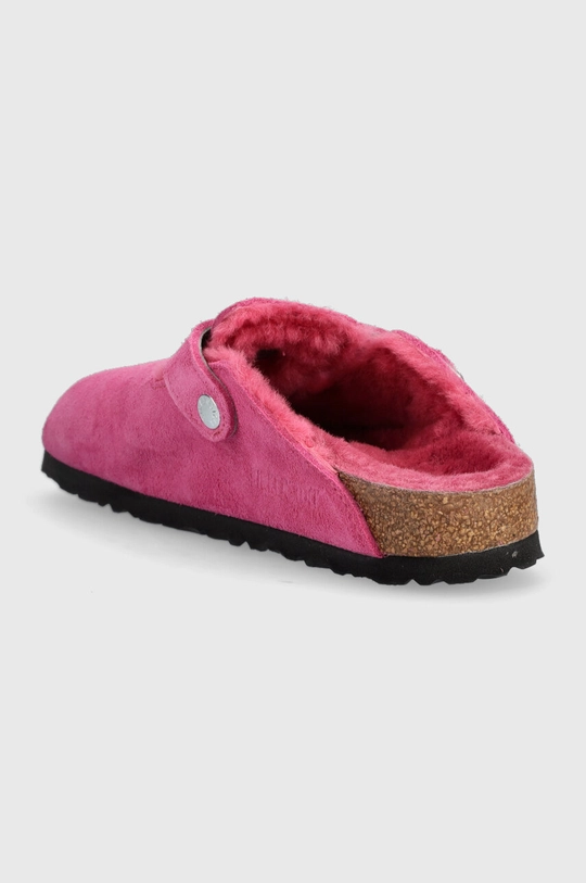 Semišové papuče Birkenstock Boston  Zvršok: Semišová koža Vnútro: Vlna Podrážka: Syntetická látka