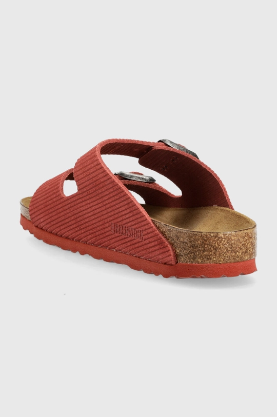 Încălțăminte Birkenstock papuci din piele Arizona Corduroy 1026102 rosu