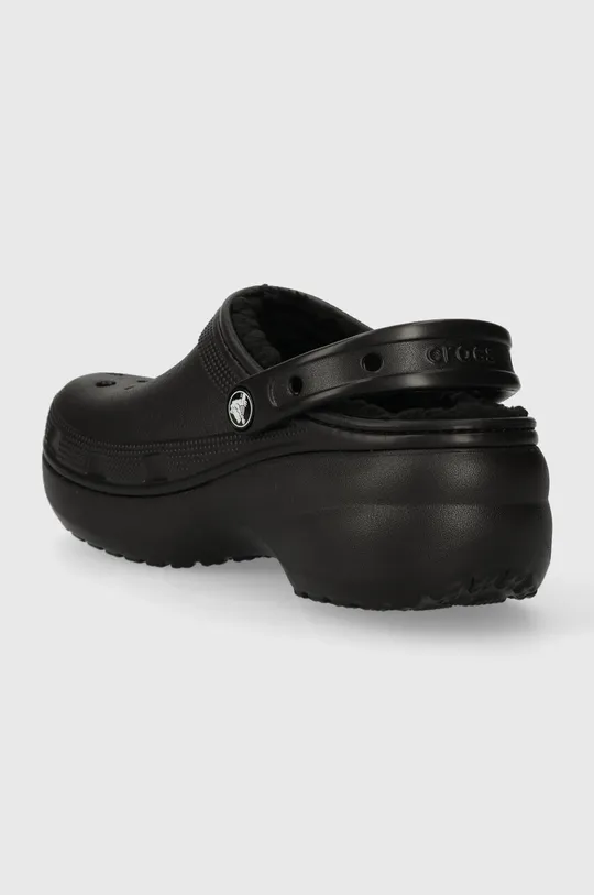 μαύρο Παντόφλες Crocs Classic Platform Lined Clog