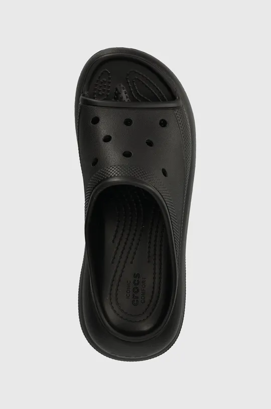 black Crocs sliders Classic Crush Slide