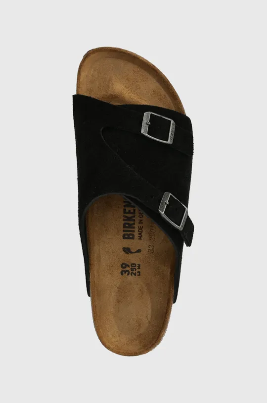negru Birkenstock papuci din piele