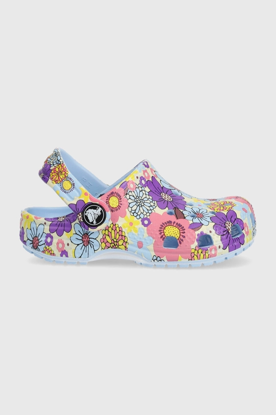 multicolor Crocs klapki dziecięce Dziewczęcy