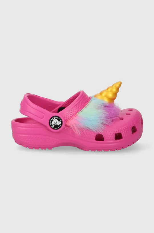 Παιδικές παντόφλες Crocs I AM UNICORN ροζ