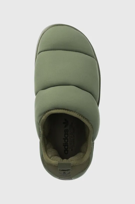 zelena Dječje papuče adidas Originals PUFFYLETTE J
