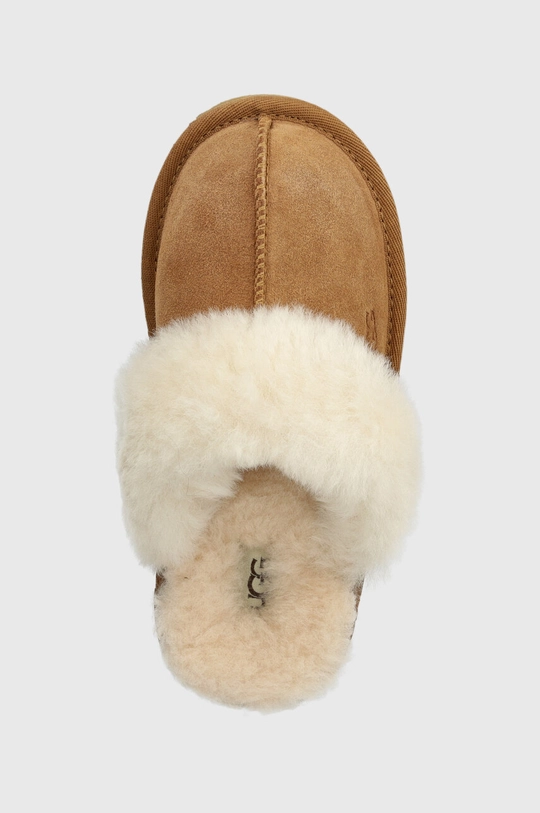 bež Dječje kućne papuče od brušene kože UGG K COZY II