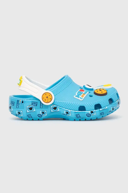 блакитний Дитячі шльопанці Crocs x Sesame Street Дитячий