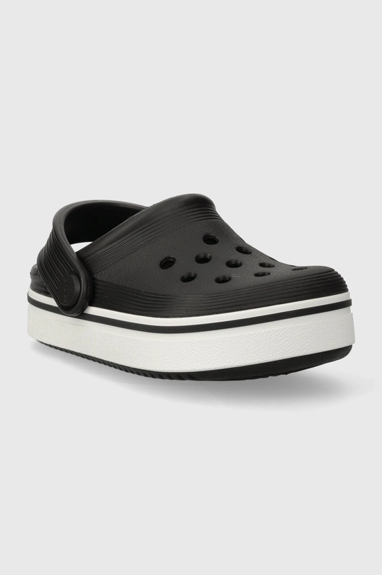 Crocs ciabattine per bambini 208479 Off Court Clog T nero