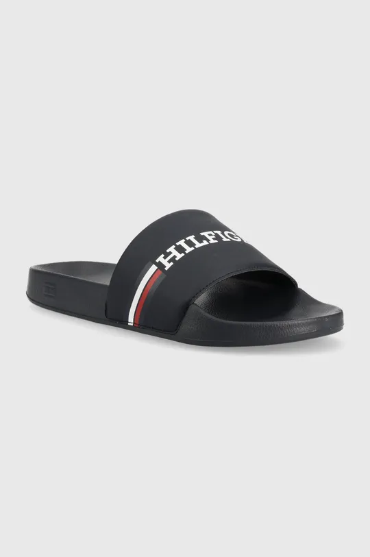 Tommy Hilfiger papucs CORPORATE FLAG POOL sötétkék