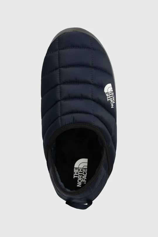 navy The North Face slippers
