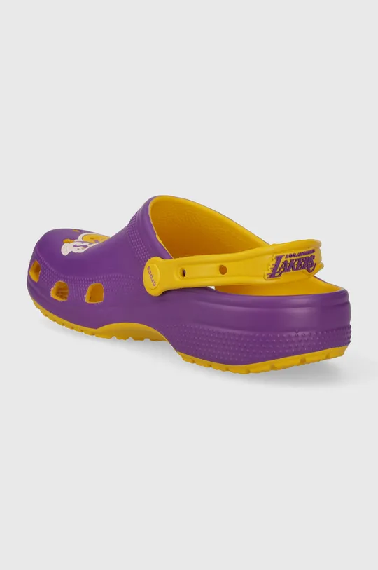 violet Crocs sliders NBA Los Angeles Lakers Classic Clog