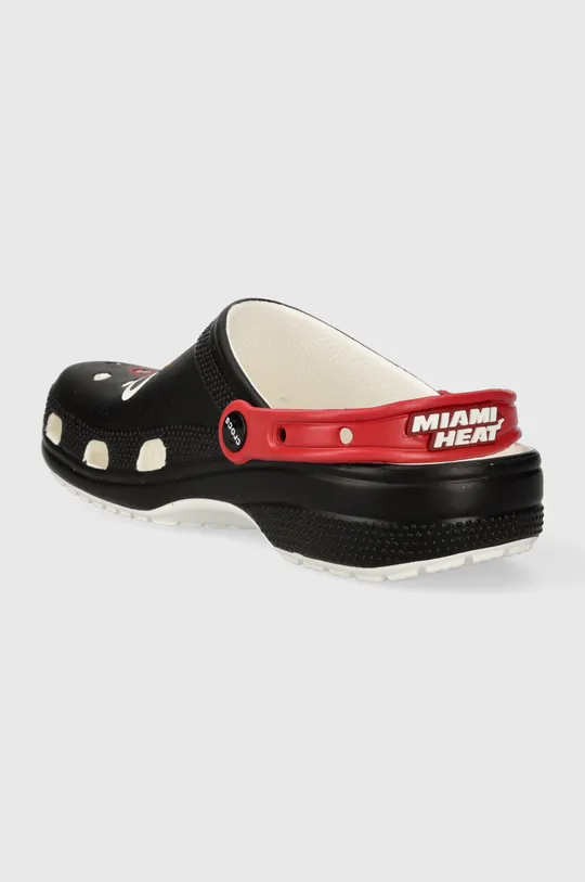 чёрный Шлепанцы Crocs NBA Miami Classic Clog