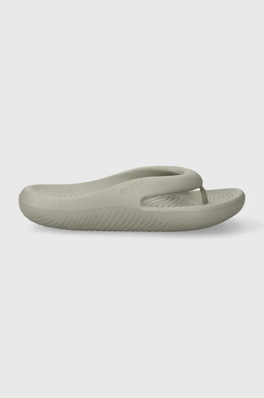 gray Crocs flip flops Unisex