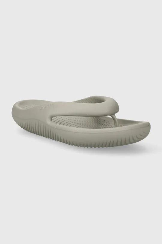 Crocs flip flops gray