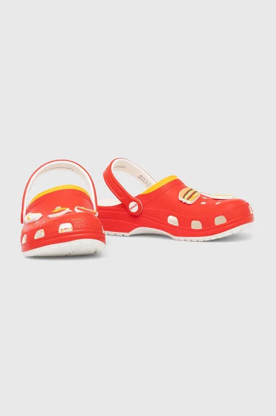 czerwony Crocs klapki Crocs x McDonald’s Clog