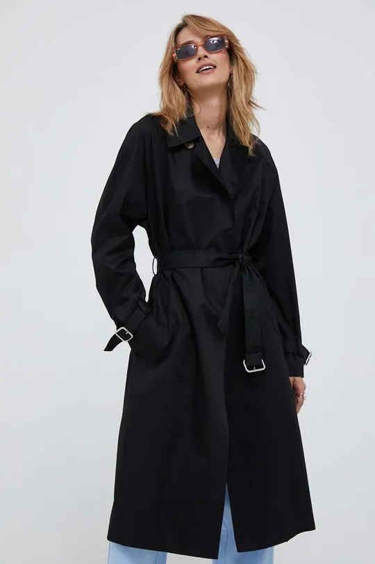 Kabát Calvin Klein čierna
